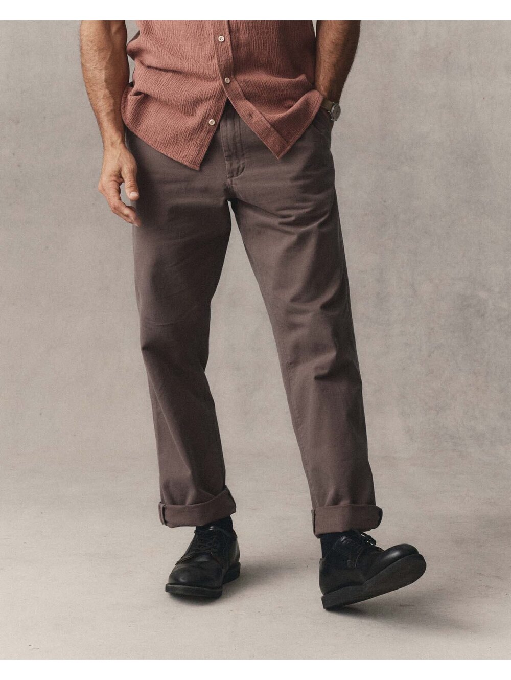 Taylor Stitch Democratic Foundation Pant Organic Espresso Brown Chino 36